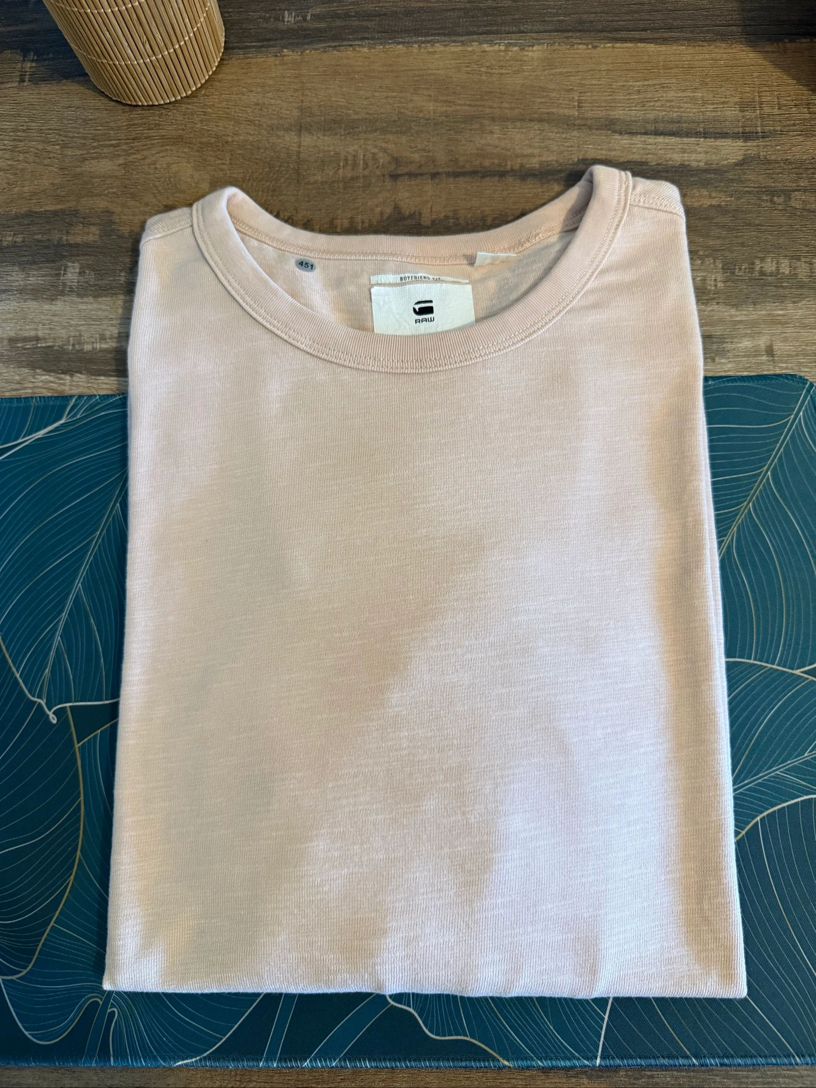 Gebreide trui G-Star RAW dames M Boyfriend Fit roze poeder mouw 3/4 – Zeer goede staat – photo 3